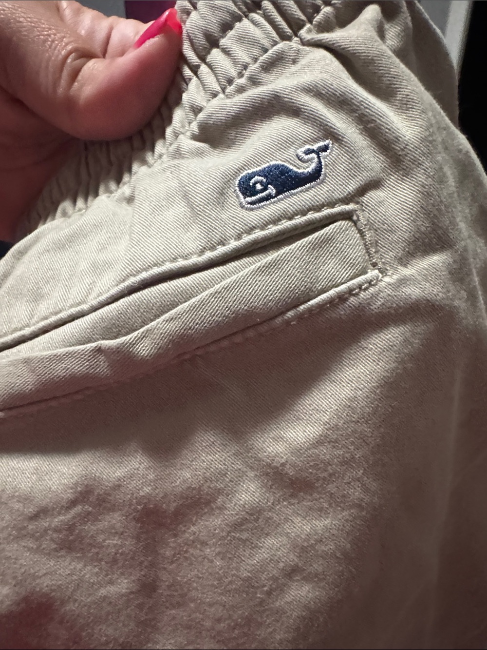 Boy’s Vineyard Vine Khaki Elastic-Waist pull on Shorts - Picture 2 of 4